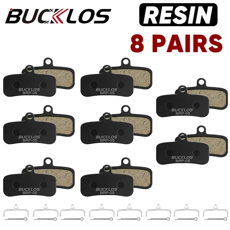 BUCKLOS Resin Disc Brake Pad For SHIMANO D02S Wear-resistant Hydraulic Brake Pads MTB Brake Pads for N03A H03A Cycling Parts: PURPLE