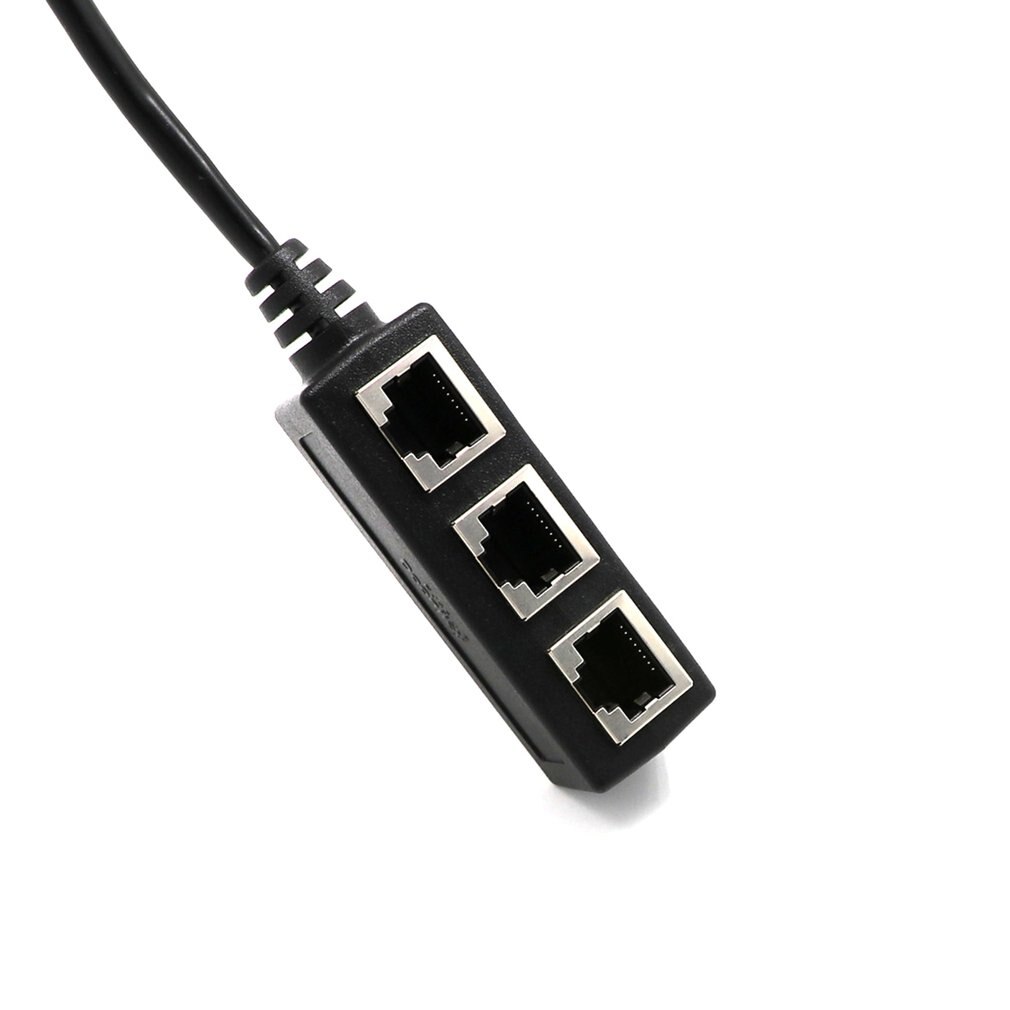 Jakaja ethernet  rj45 kaapelisovitin 1 uros  to 2/3 naaras portti lan verkkoliitin lanka ethernet  rj45 kaapelisovitin