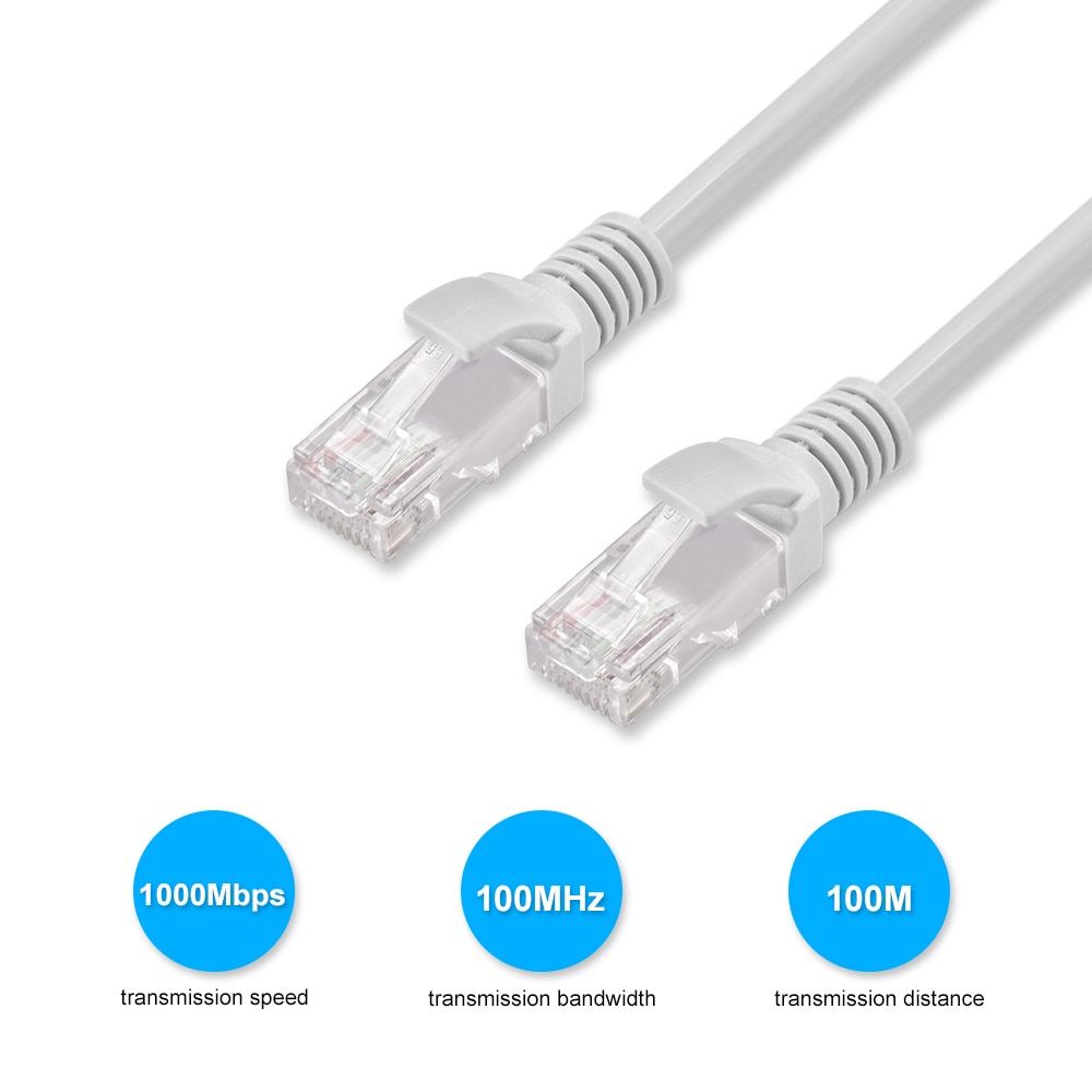 Gadinan CAT5 Cat5e 50M/30M/20M/10M Cable de red Ethernet RJ45 línea de Internet LAN Cable para IP PoE sistema de cámaras de seguridad Kit