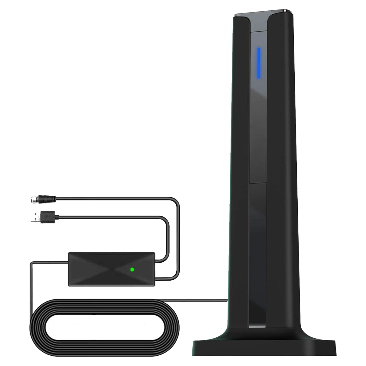 HD-Digital-TV-Antenne für den Innenbereich, verstärkte 120-Meilen-Ultra-HDTV mit Verstärker, schnell reagierendes Antennen-Set: Default Title