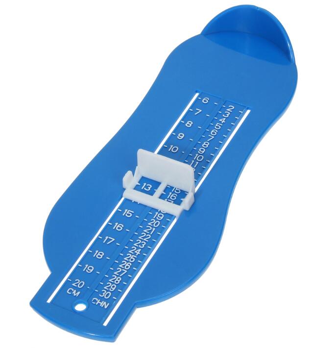 Foot Measure Gauge 5 Colors Baby Kid Foot Ruler Shoes Size Measuring Ruler Shoes Length Growing Foot Fitting Ruler Tool Measures: Blue