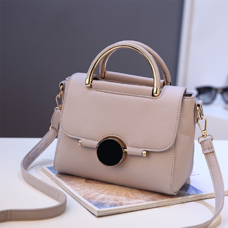 Charme chique schoudertas veelzijdige messenger bag buitengewone edele handtas: Lichtgrijs