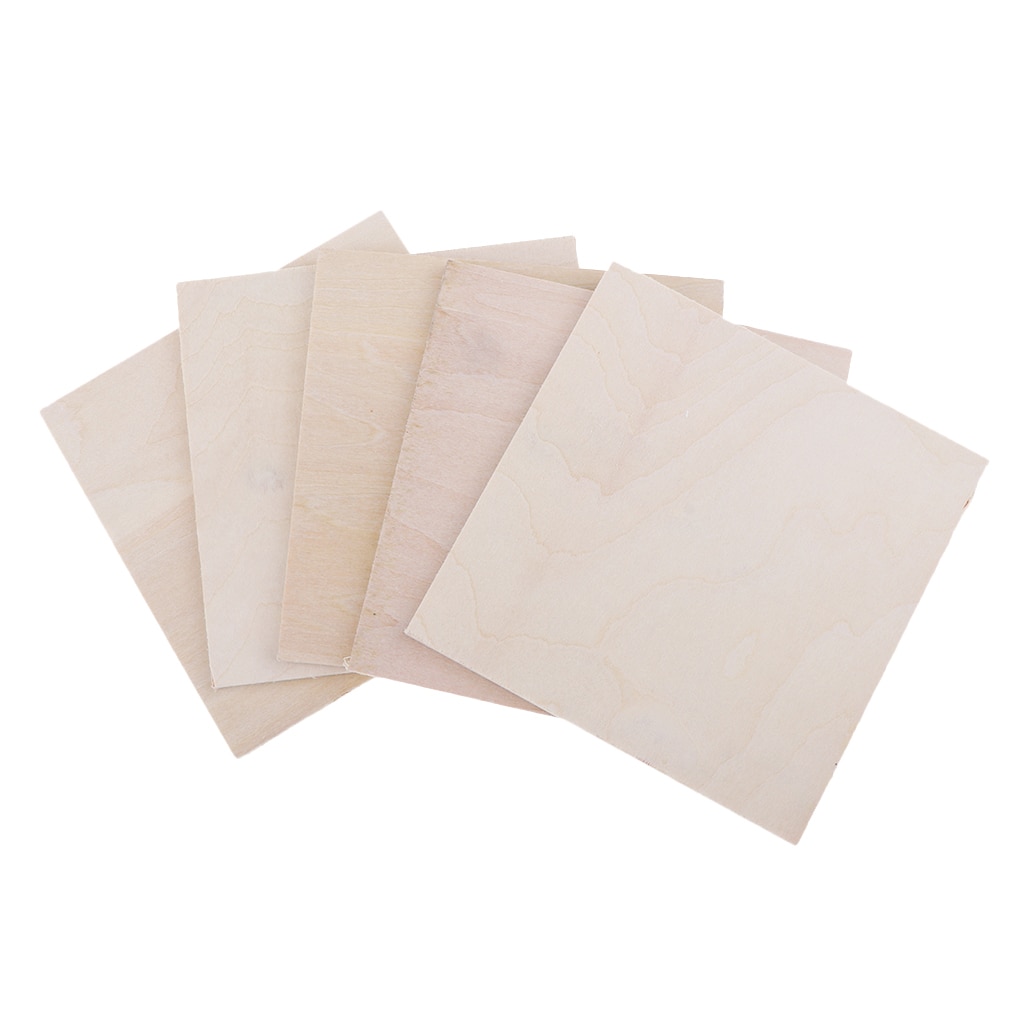 Wooden Board Basswood Sand Table Model Architecture Scenery Building Board 100x100x2mm