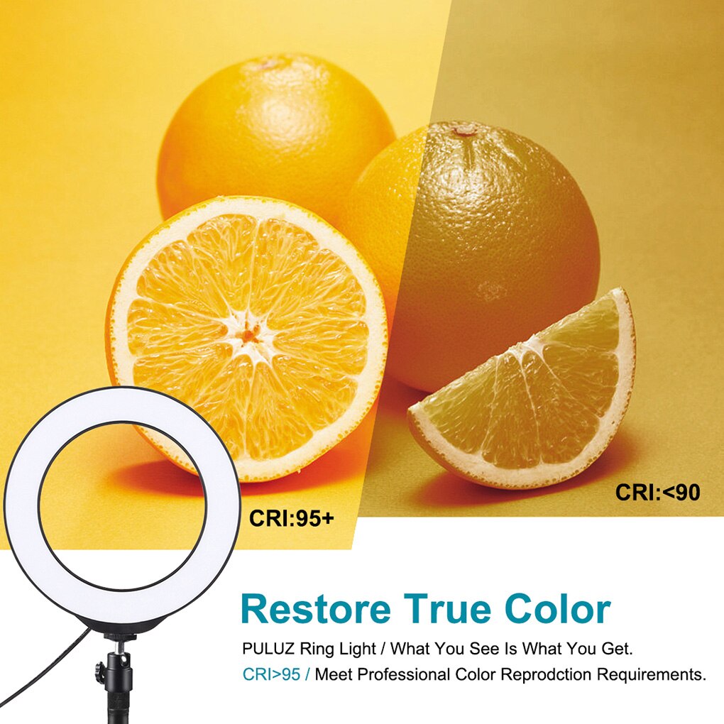 Selfie Ring Light 6.2 inch RGB White Dimmable Ring Light Phone Photography Video LED Circle Lamp