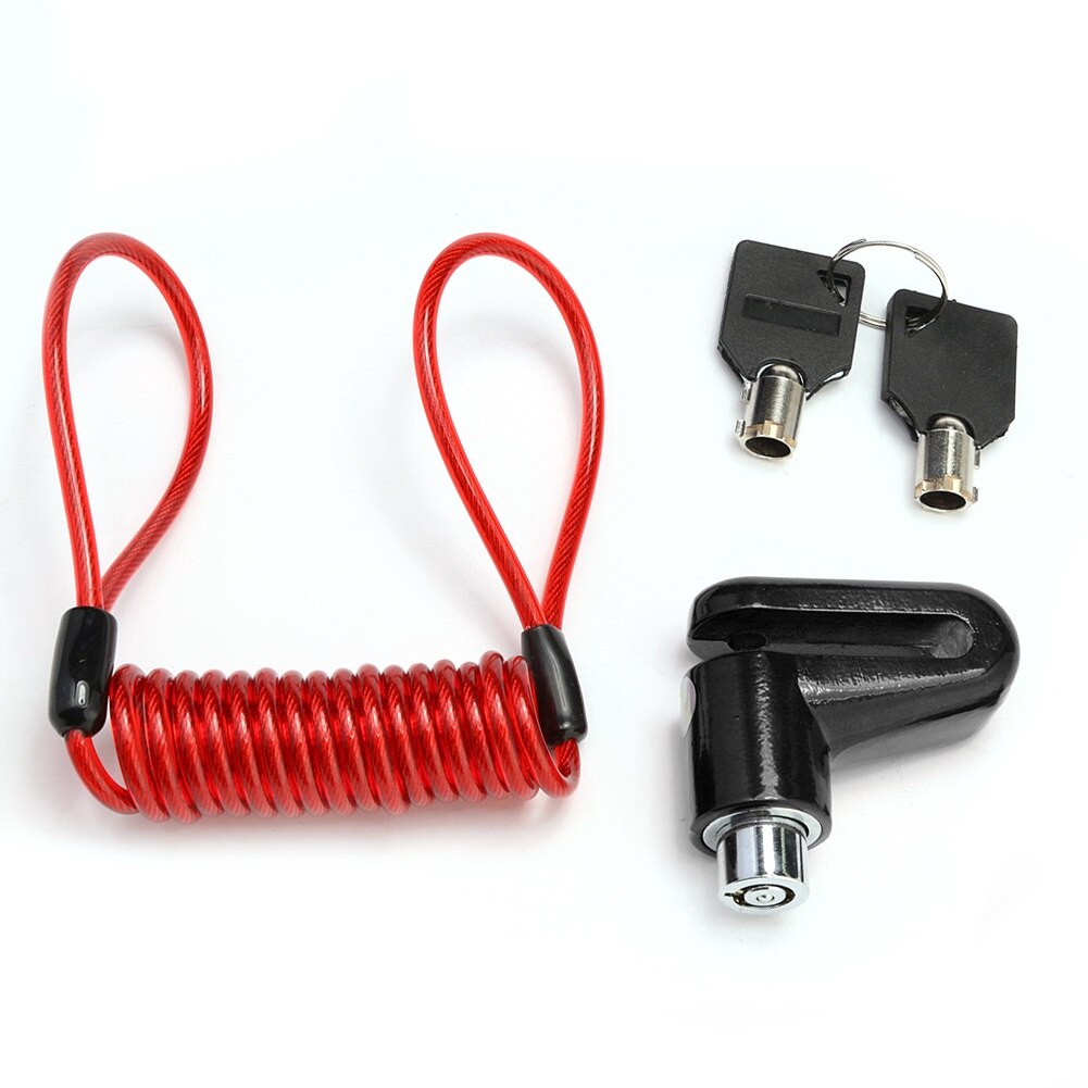 Scooter lock Anti-Theft Disc Brakes Lock with Steel Wire for Xiaomi M365 Electric Scooter Skateboard Wheels Lock Disc Brake: A