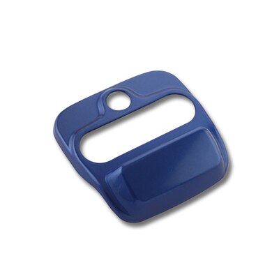 Car Decoration Styling Accessories For Smart 453 Fortwo Carbon Fiber Car Roof Reading Light Lamp Sticker Cover: Blue