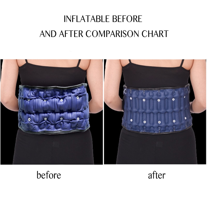 Air Pressure Lumbar Traction Belt Inflatable Traction Prevent Cure Lumbar Vertebral Disease Waist Pain Relief Posture Correction