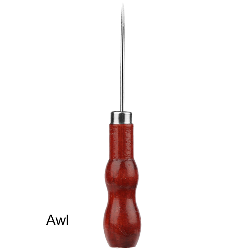 Lmdz sy syl syl syl trähandtag sylar läder arbetsredskap sy hantverk för gör-det-själv läder skomakare canvas reparation: Typ 6