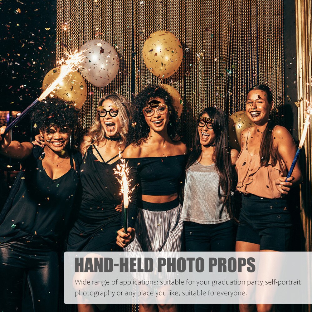 24 Pcs Beautiful Photo Props Selfie Props Funny Party Decorations