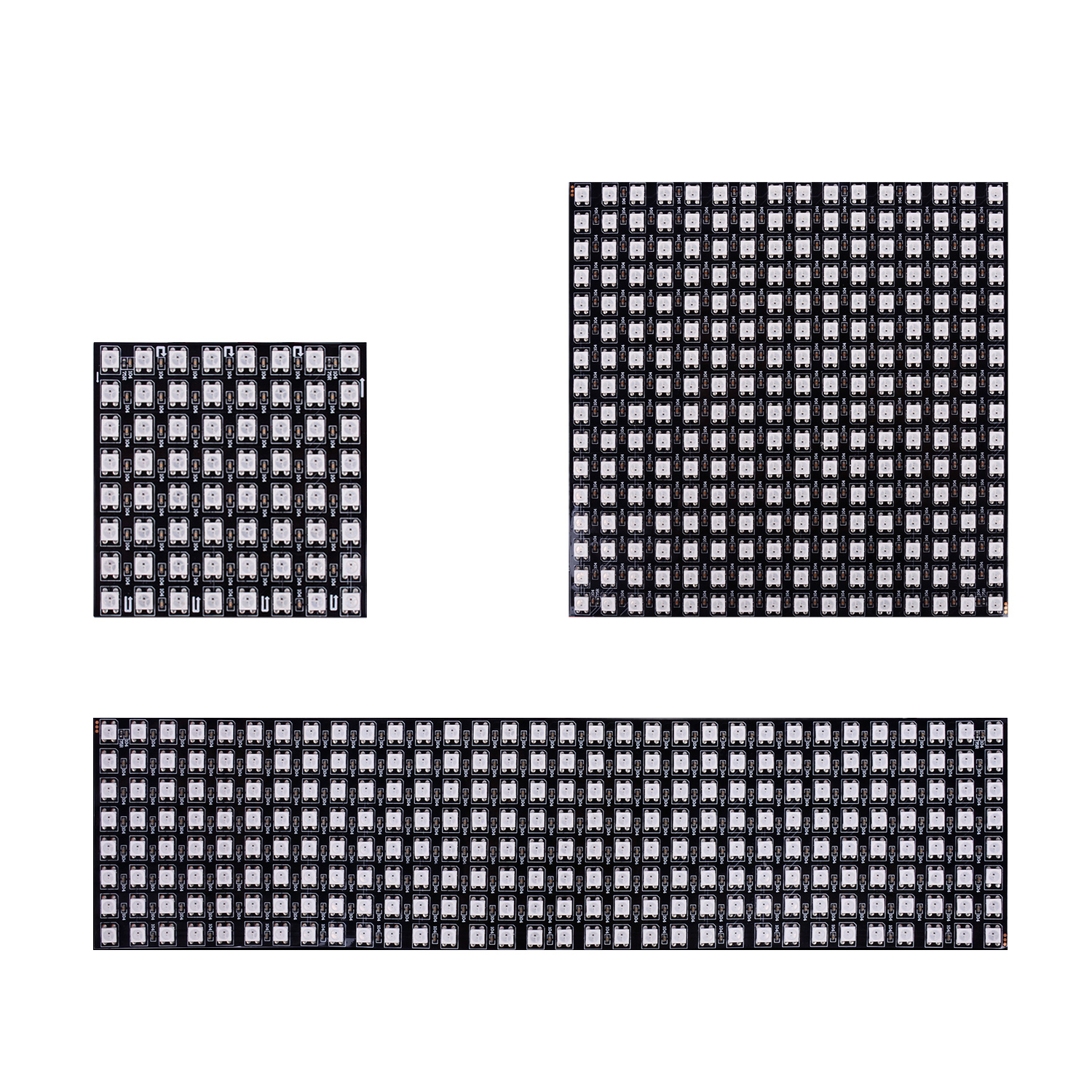 WS2812b Rgb 5050 Smd Flexível 8X8 16X16 8X32 Pixel Painel Matriz Tela Ws2812 Ic led Módulo Individualmente Endereçável DC5V