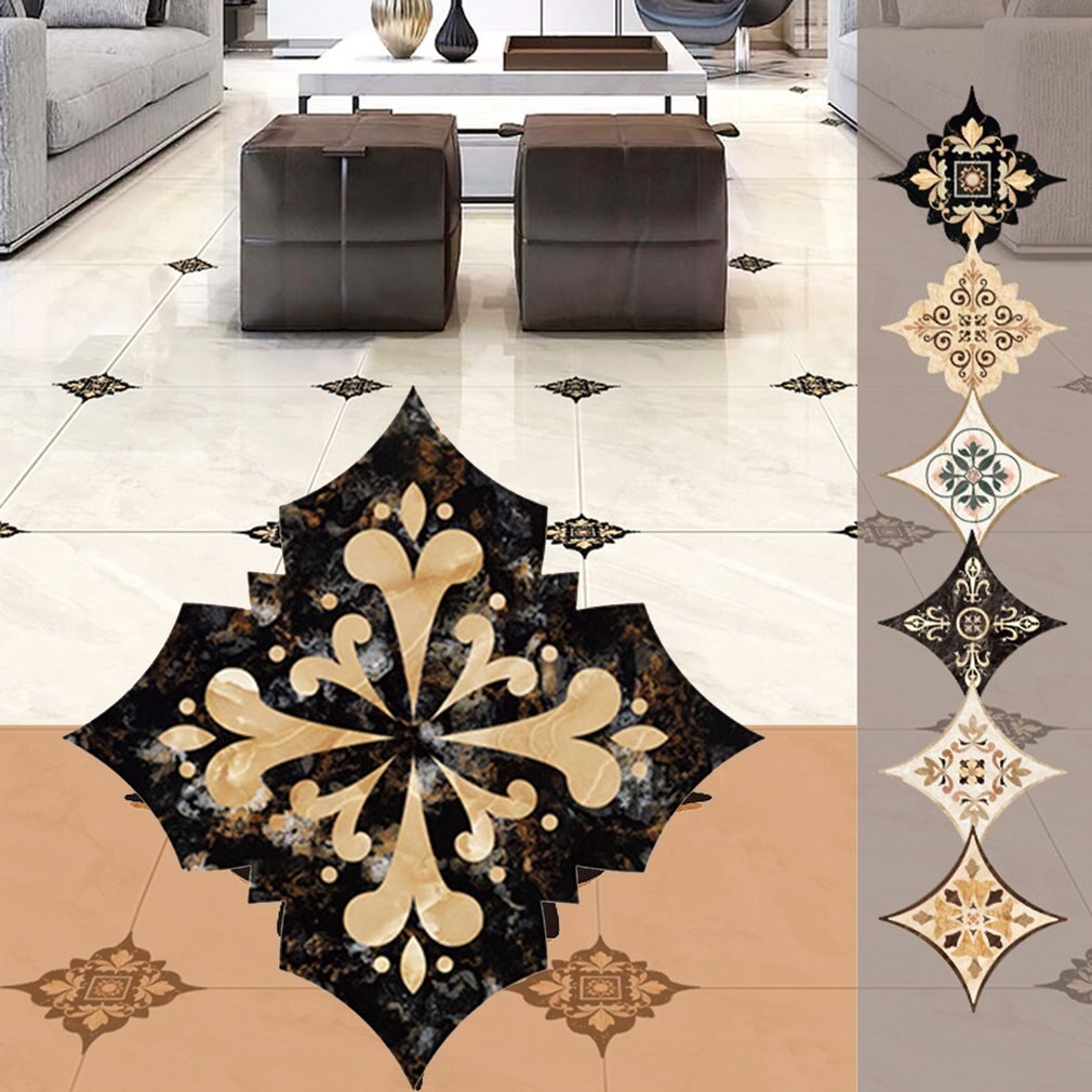 Tile Stickers Self Adhesive Diagonal Sticker Tile Floor Wall Stickers Tile Sticker Bathroom Tiles 3D Decals Home Decor