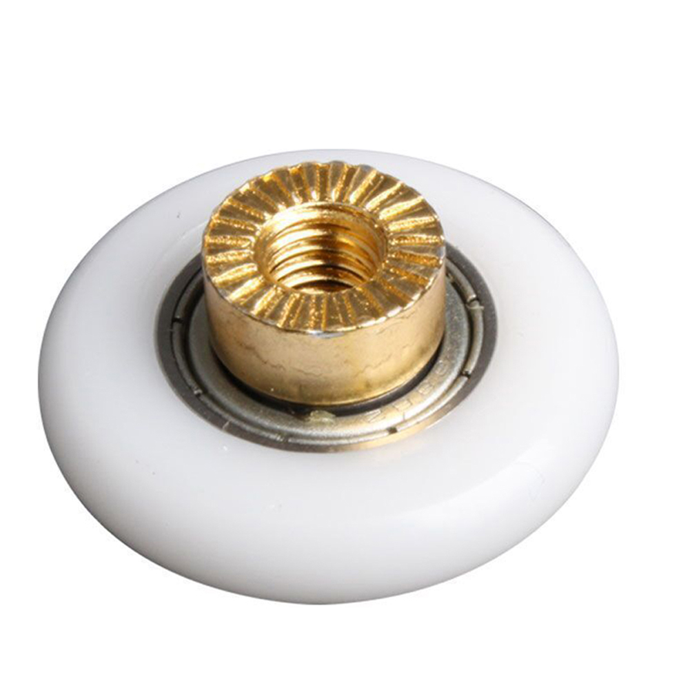 2 Stuks Douchedeur Rollers/Lopers/Wielen Enkele Wiel 19/23/25/27Mm Glijdende Rollager Wiellopers Vervangende Hardware