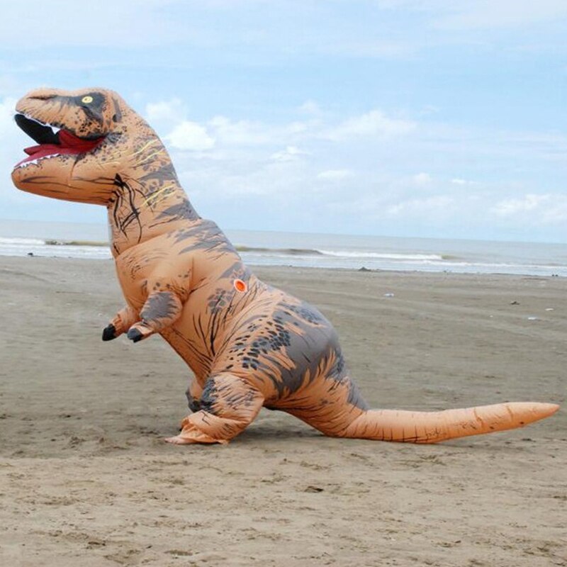 T-rex Dinosaure déguisement gonflable mascotte Deguisement Halloween Pour Animaux Cosplay Dinosaure