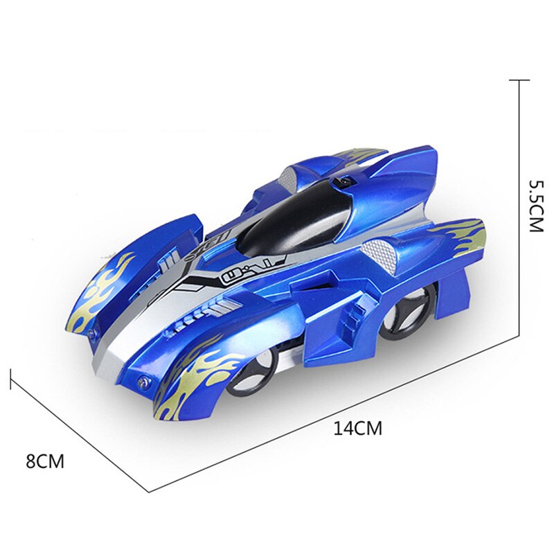 Nouvelle télécommande escalade voiture Rc avec Led lumières 360 degrés rotation cascadeur jouets antigravité Machine mur voiture
