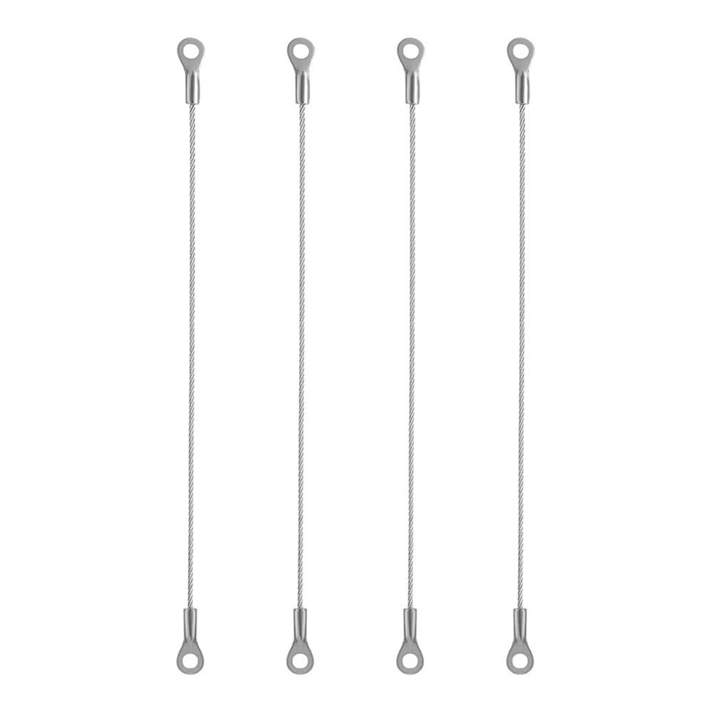 4pcs Door Window Stopper Wire Rope Stainless Steel Cabinet Restraint Cable Cupboard Hinge Flexible Gadgets