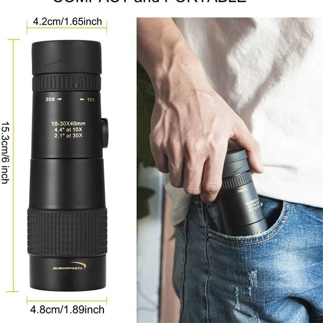 Hd 36x telefonlins kamera telezoom monokulärt teleskoplins + selfietripod med fjärrlucka för alla smartphones