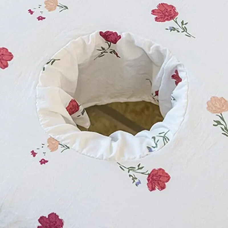 Sábanas de salón de belleza estampadas a la , cubierta de cama de masaje para Spa, ropa de cama con agujeros, cubierta de terapia de SPA de masaje Universal