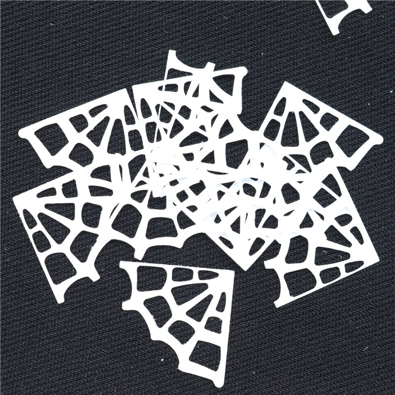 500 stuks/partij 26*18mm zwarte halloween spinnenwebben losse pailletten mooie knutsels voor naaien/webbing diy accessoire kinderen diy