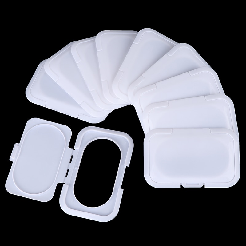 Wet Wipes Cover Portable Child Wet Tissues Box Lid Mobile Wipes Wet Paper Lid 5pc/set Reusable Lid Cover Baby Wipes Lid Baby