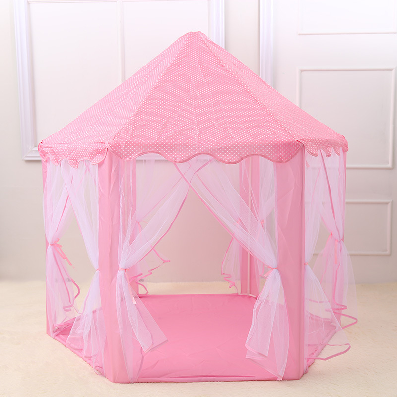 Kinderen Teepee Tenten Kinderen Speelhuis Kasteel Katoen Opvouwbare Tent Luifel Bed Gordijn Baby Crib Netting Meisjes Jongen Kamer Decoratie