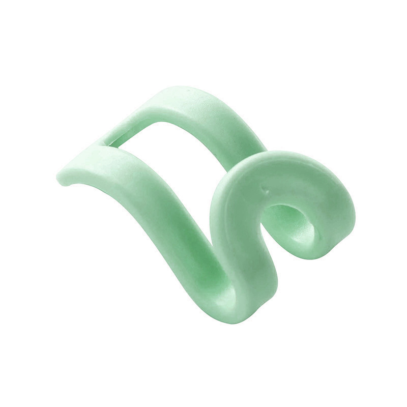 5Pcs/Set DIY Clothes Hanger Home Easy Hook Closet Organizer Storage Rack Holder Hook Mini Clothes Hanger Mini Clothes Hanger: Green