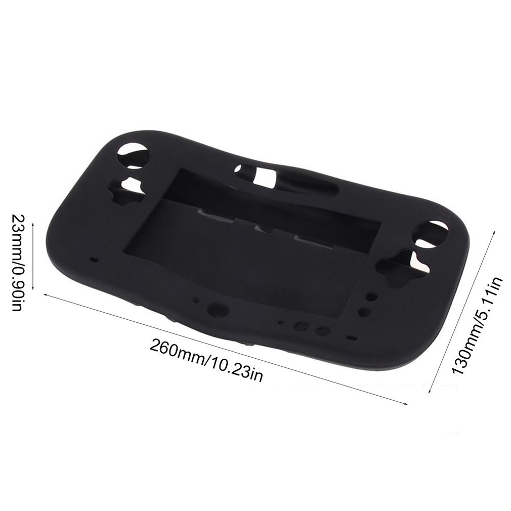 Zachte Siliconen Full Body Protector Voor Wii U Gel Case Cover Skin Shell Voor Nintend Wiiu Gamepad Controller