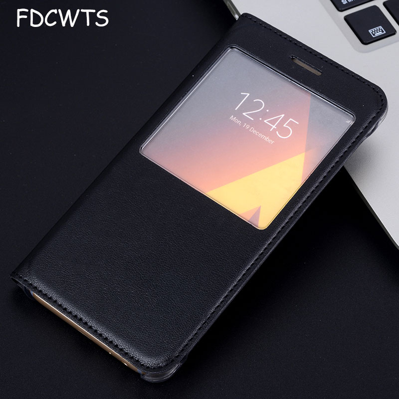 FDCWTS Flip Cover Leather Case For Samsung Galaxy A3 A310 A310F A3 A320F Phone Case Luxury View Shell Holster Sleeve