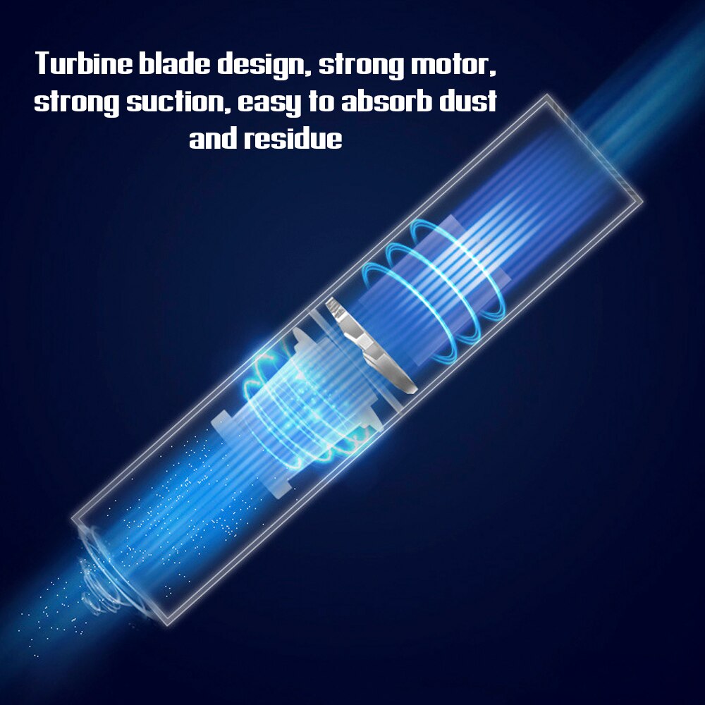 Car Vacuum Cleaner Kit Tur-bine Blade HEPA Filter Strong Suction Vacuum Sweeper Baseus Cleaner with Multi Group Nozzle
