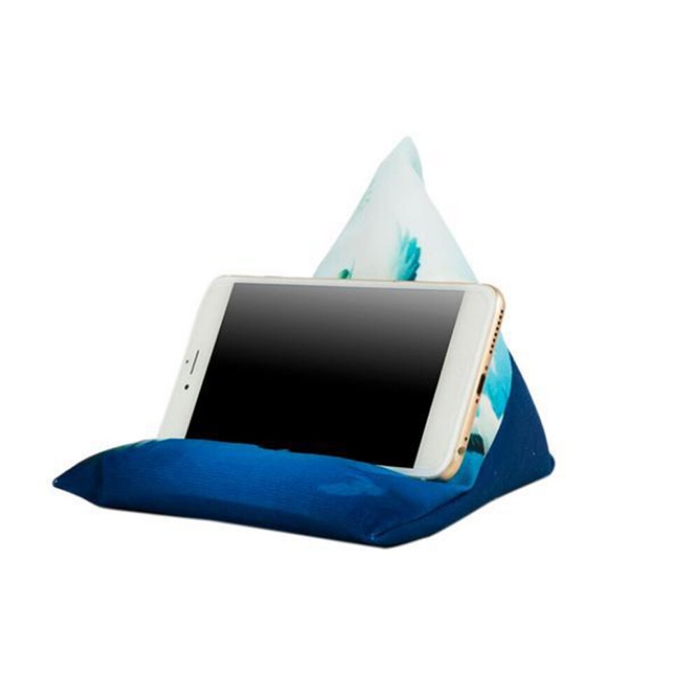 Blød trekant pude bærbar holder tablet pude skum lapdesk til telefon ipad tablet stativ holder læsestativ skød hvile pude: D