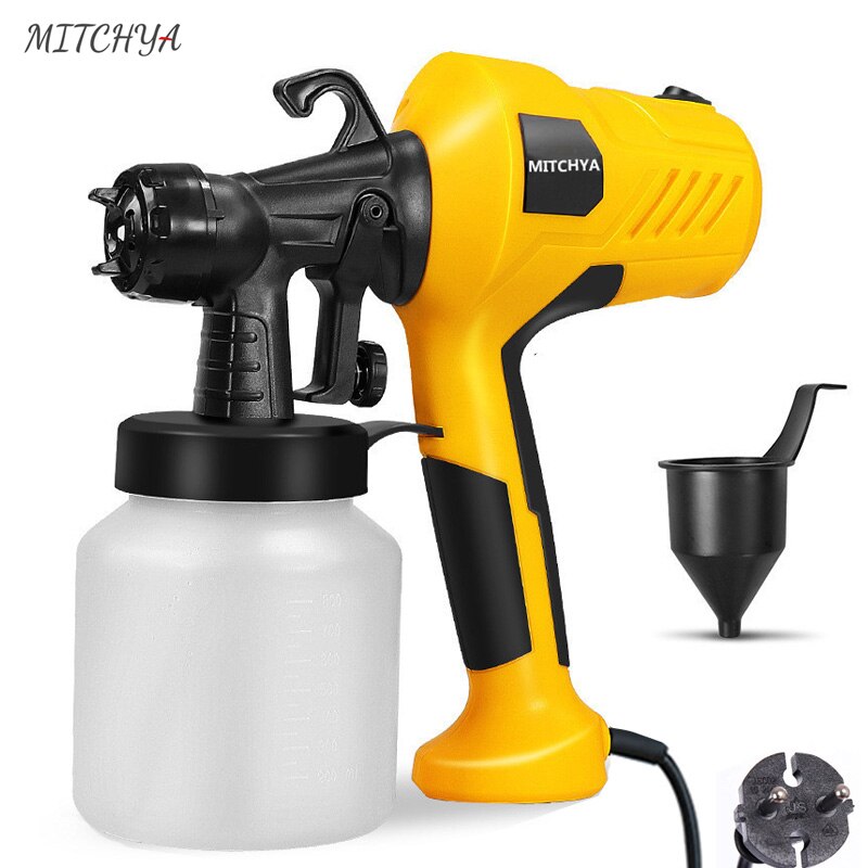 400W Paint Sprayers Mini Spray Gun High Power 800ML Flow Control Cars Electric Spray Gun For Painting