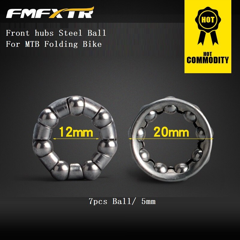 Mtb vägfällbar 44mm cykelheadset kullager 20mm 25mm främre baknav stålkula 30mm- axliga stålkullager tillbehör