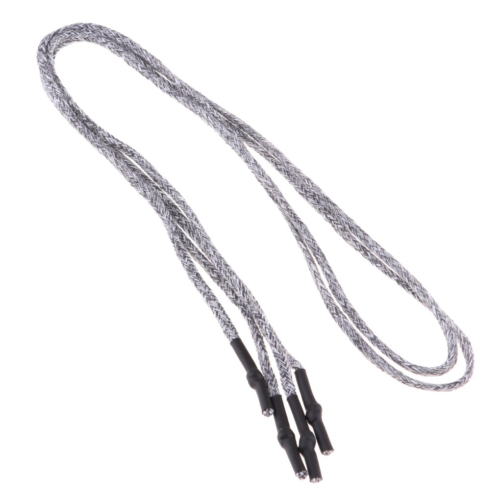 Paquete de 2 elegantes Pantalones de cordón con cordón y reemplazo de zapatas con puntas de Metal-Accesorios de ropa