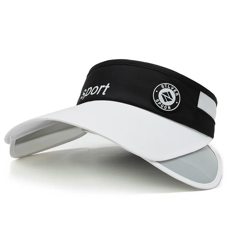 Frauen Sommer versenkbare Krempe leeren Zylinder verstellbaren Buchstaben Sonnenblende Kappe im Freien lässig Anti-UV-Strand Sport Baseball kappe: green
