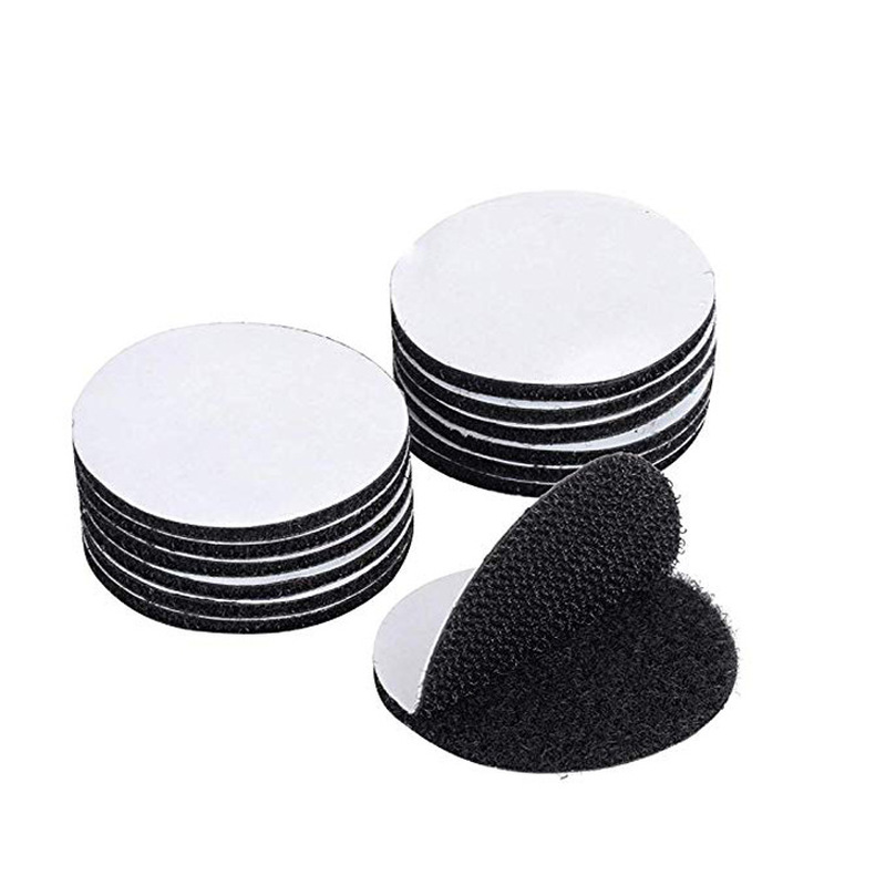 10 Stuks Dubbelzijdig Vaste Magic Sticky Ronde Zelfklevende Haak Lus Pads Non-Slip Houder Voor Sofa laken Tapijt Tafelkleed