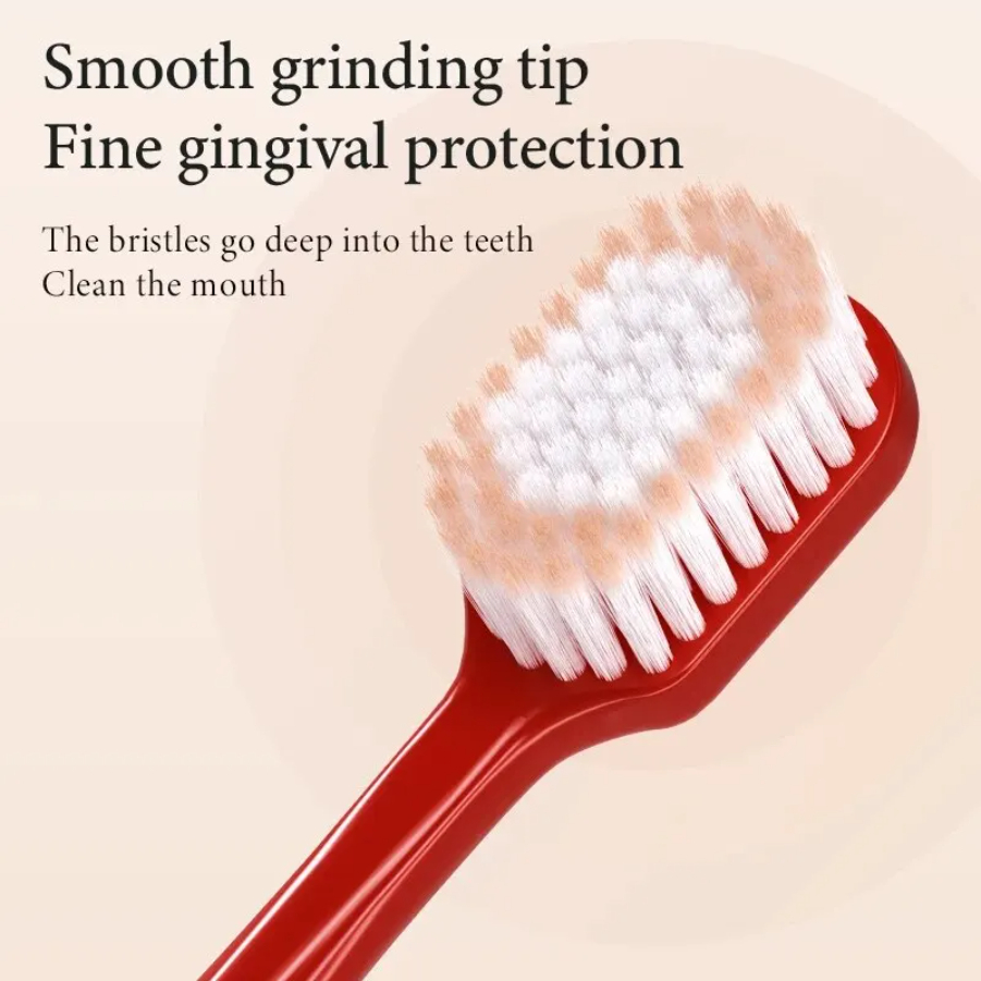 7PCS Soft Bristle Toothbrush, Multi-color Pointed Line Wide Head, Detachable, Manual Toothbrush for Home Couples