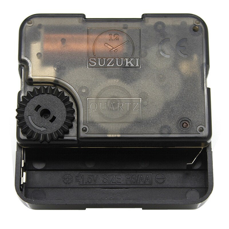 Suzuki-Reloj de pared de plástico con movimiento silencioso, accesorio de manos de plata 9107, de cuarzo, HS88