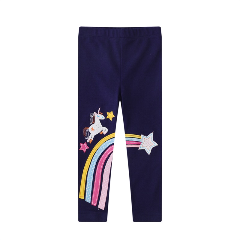 Mallas ajustadas con estampado de dibujos animados para niñas, pantalones, Leggings