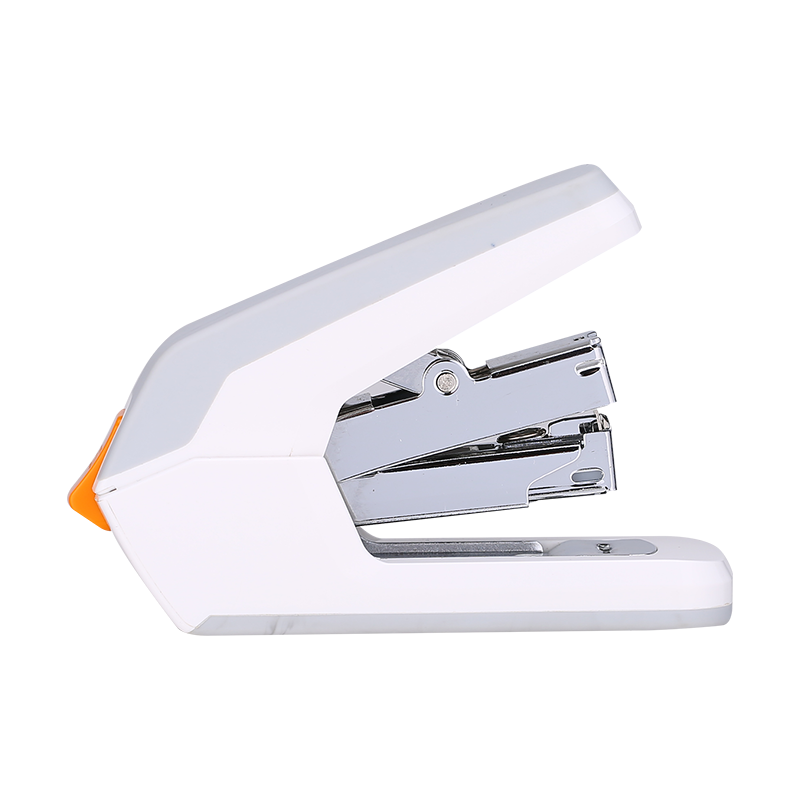 DELI 0370 Effortless Stapler 25 Sheets staple Power saving paper stapling machine desktop School Office Supplies stationery: White