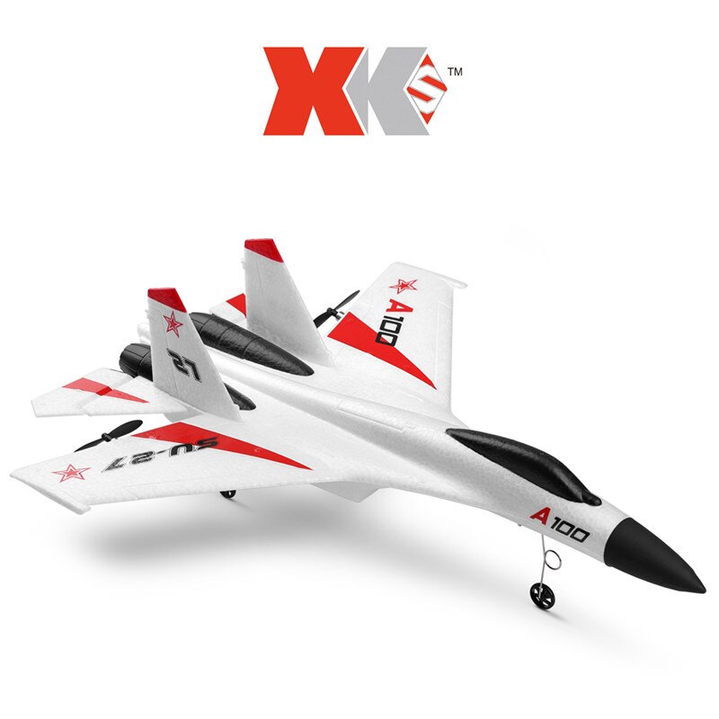 2021NEW A100 2.4G Rc Plane Fixed Wing Airplane Foam Electric Remote Control Plane Outdoor RC Airplane Glider Toys For Boys Kids: White