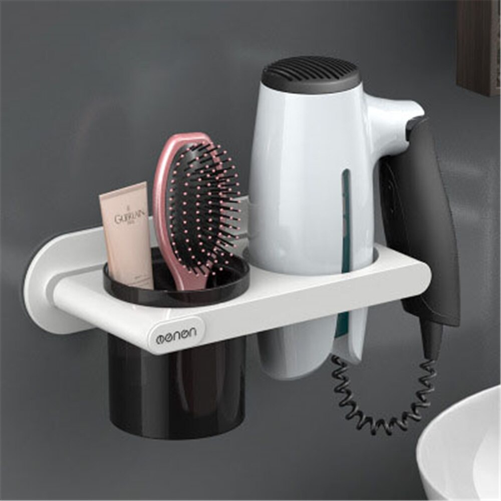 Double-Layer Toilet Paper Holder Waterproof Tissue Box Bathroom Roll Paper Tube Storage Box Home Tissue Organizer with Scroll: Hair Dryer Rack