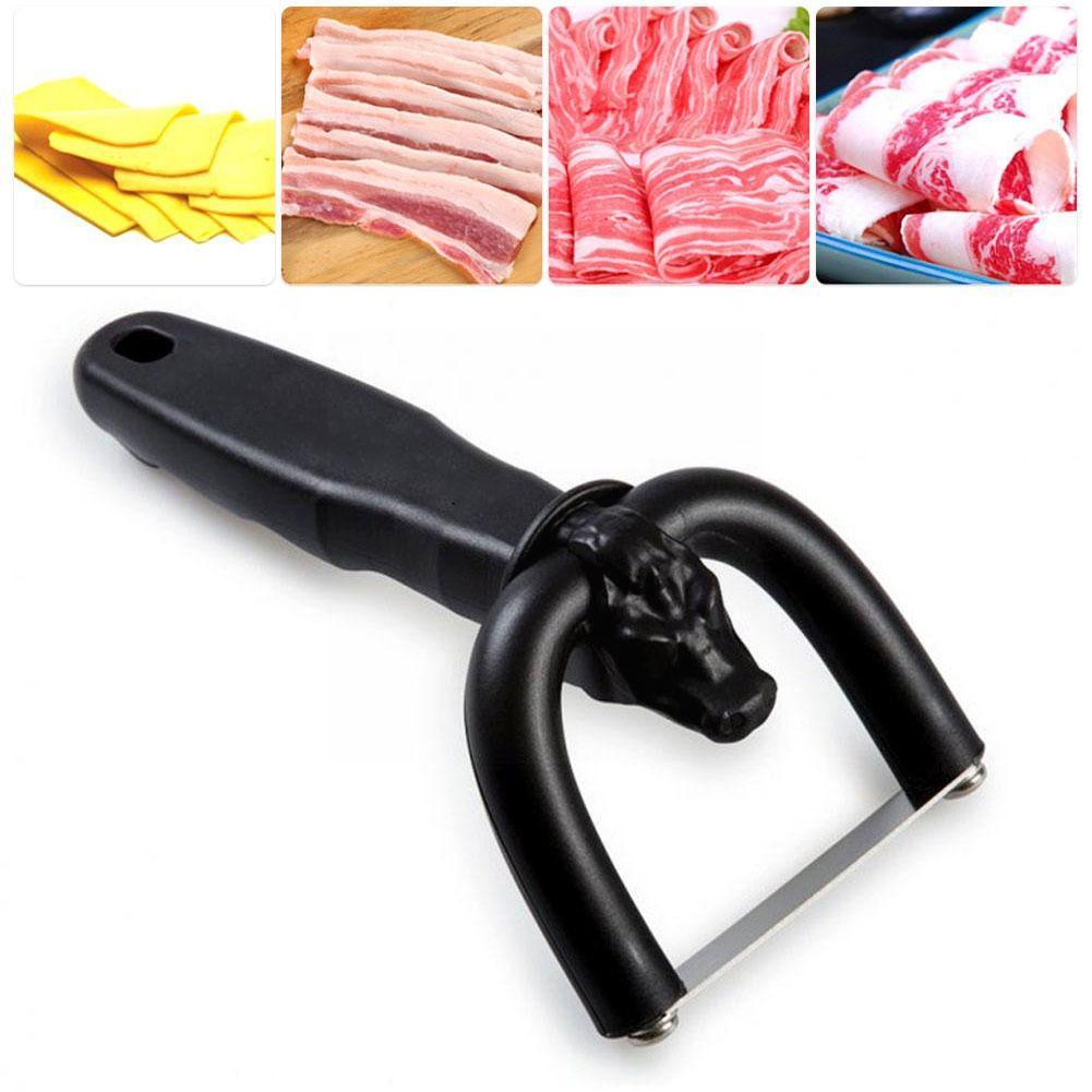 Fleisch Cutter Geschnitten Slicer Fleisch Schneiden Maschine Automatische Gefrorene Desktop Slicer Einfach-Schneiden Fleisch Hammel Fleisch Und B9I2