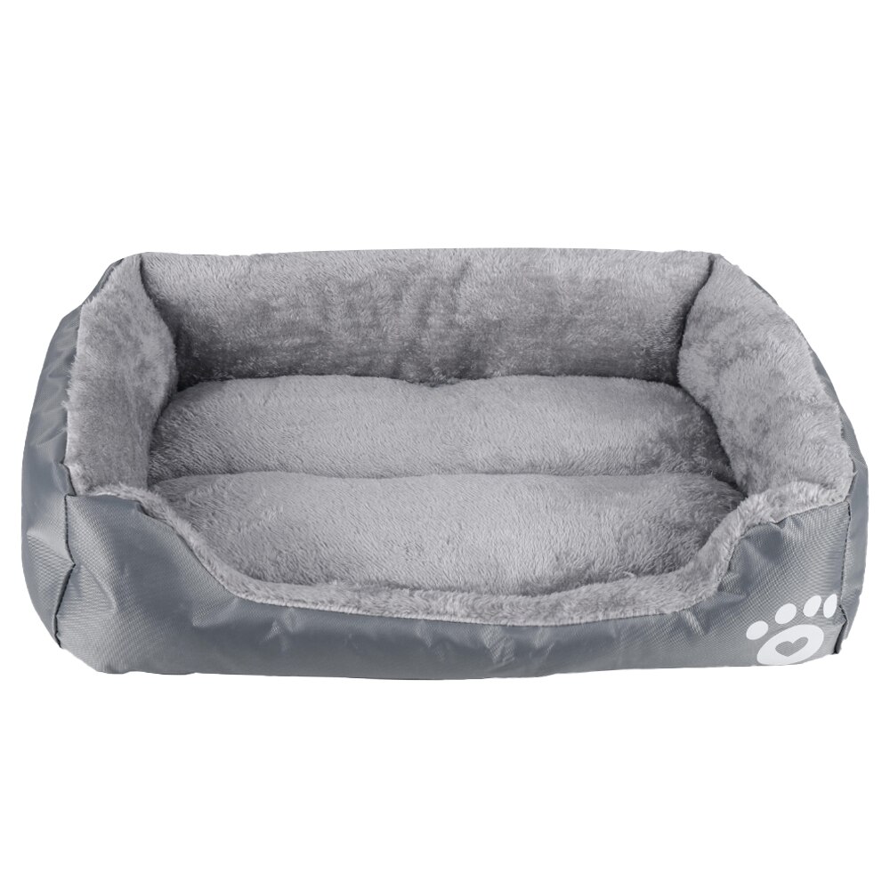 (s -2xl)  katte hundeseng varm hundehus blød fleece rede hundekurve måtte efterår vinter kæledyrsseng til små mellemstore kæledyr: -en / Xxl 95 cmx 75 cmx 18cm