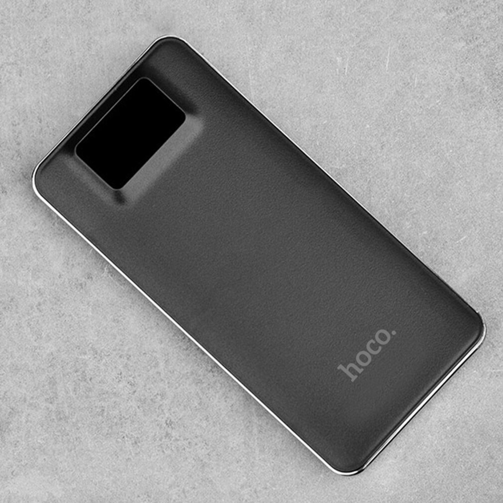 Caricabatterie universale Powerbank Mobile ultrasottile da 10000mAh di grande capacità con torcia a LED