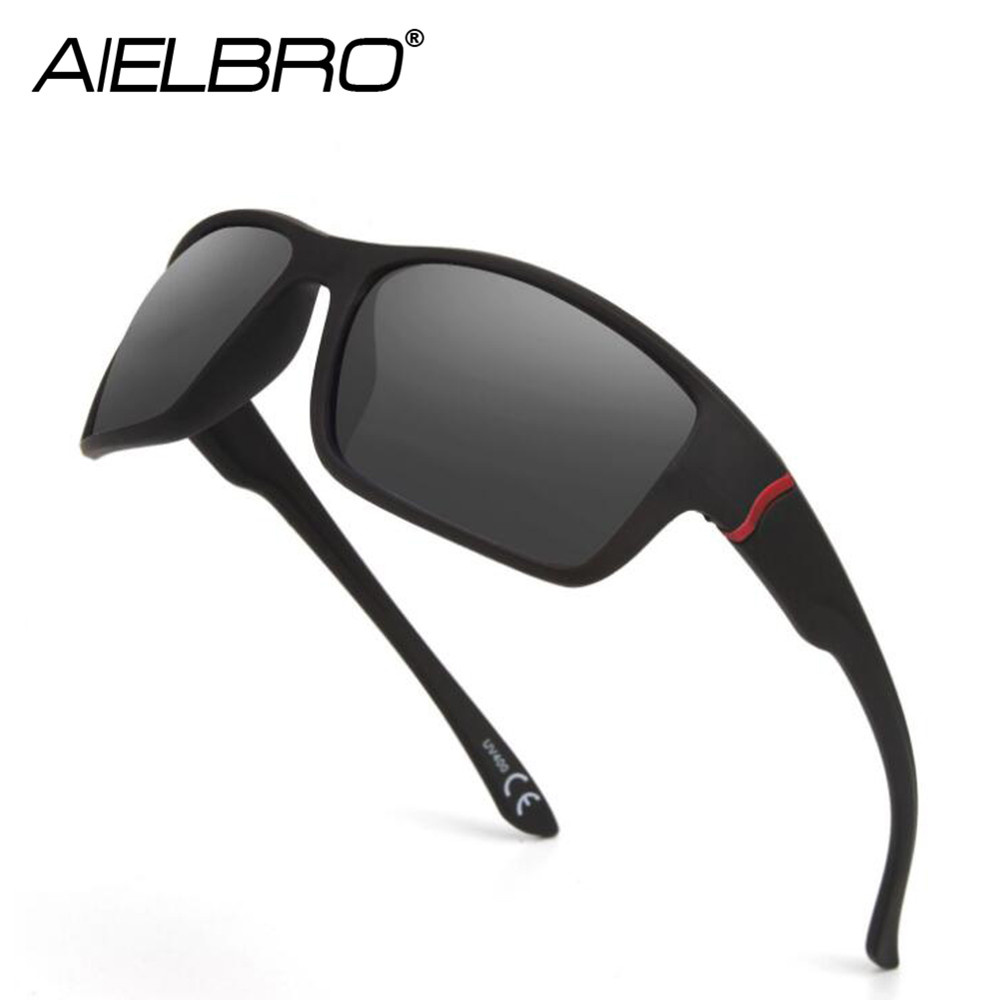 AIELBRO Mannen Sport Zonnebril UV 400 Bescherming Golf Zonnebril Vrouwen Rijden Fietsen Wandelen Glazen Vissen Brillen