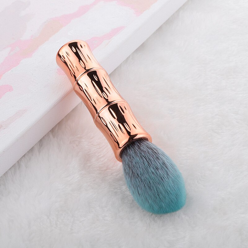 Fld 1 stuks make-up blush kwast poeder sculpting gezichtskwast cosmetische tools kit make-up kwast: Roségoud