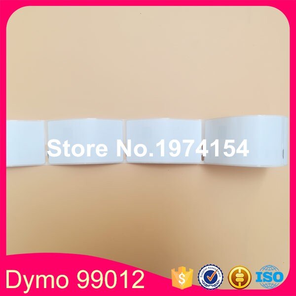 6 Rolls Dymo Generieke 99012 Compatibel Adres Label S0722400 36*89mm Voor LW450 Turbo