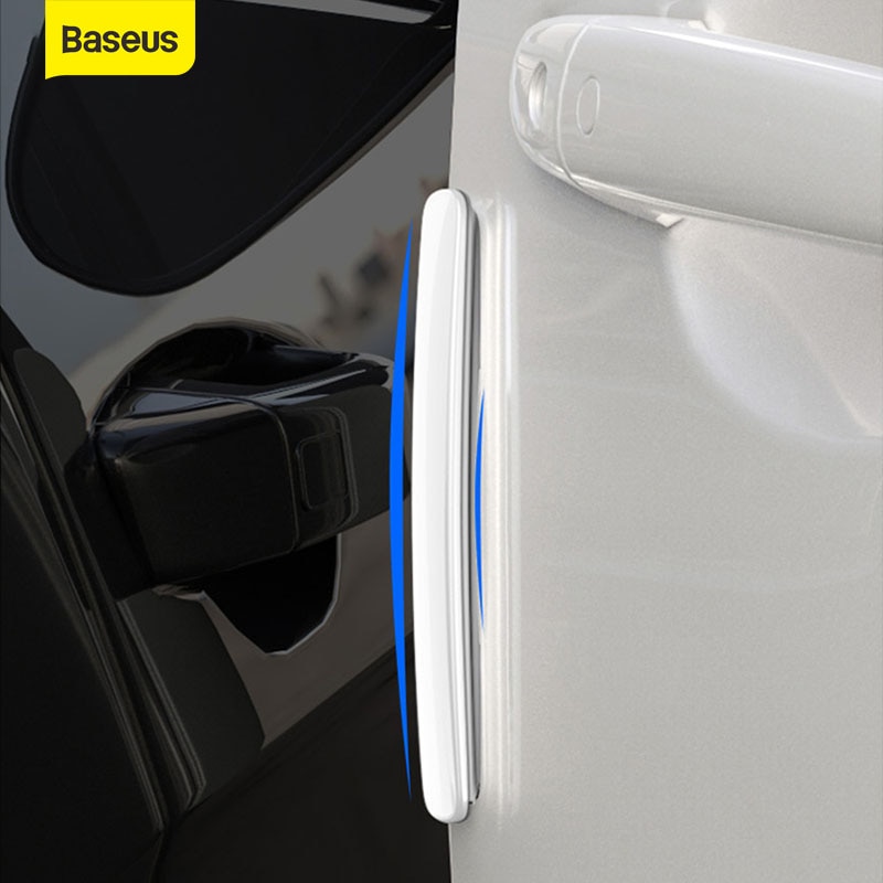 Baseus Auto Anti-Collision Strip Auto Deur Guard 4 Stuks Deur Edge Trim Guards Anti-Kras Sticker Auto deur Edge Guards Bumper Strip
