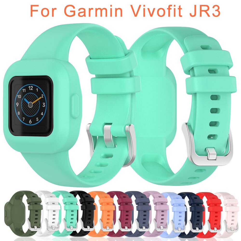 Siliconen Horloge Band Voor Garmin Vivofit JR3 Polsband Armband Smartwatch Waterdichte Pols Band Voor Vivofit Jr 3 Accessoires