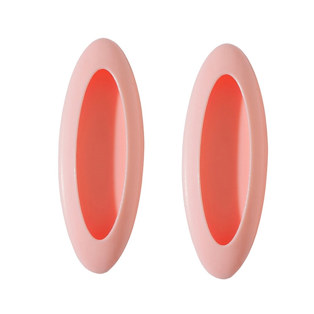 Paste Multi-Purpose Handle Home Rectangular Handle Glass Door And Window Sliding Door Push-pull Auxiliary Door Handle 2Pcs: pink