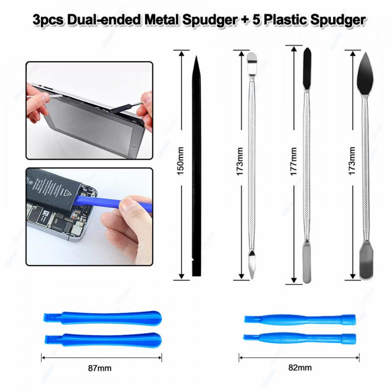 Repair Tool Kit with Bag for Cell Phone Smartphones Watch PC Laptop